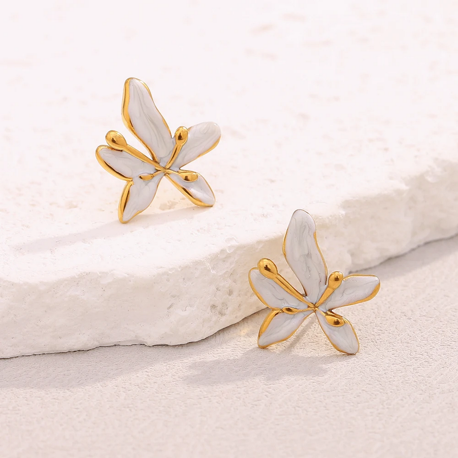 Обеци Бяла Феерия