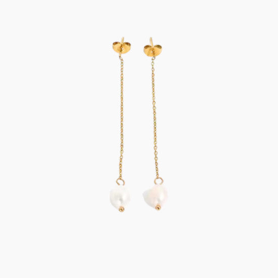 Vaya earrings with freshwater pearls
