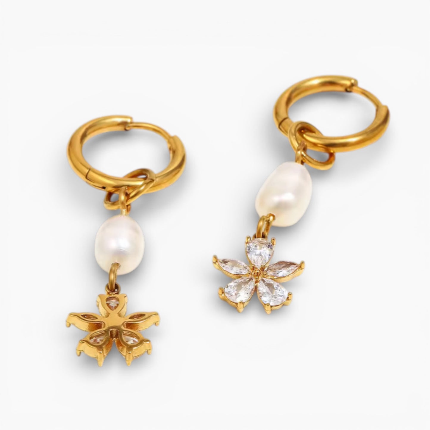 Обеци Жасмин с перли