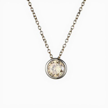 Halskette mit Geburtsstein Dem Herzen nahe