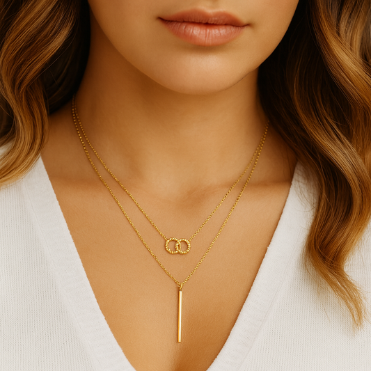 Leia two-piece necklace