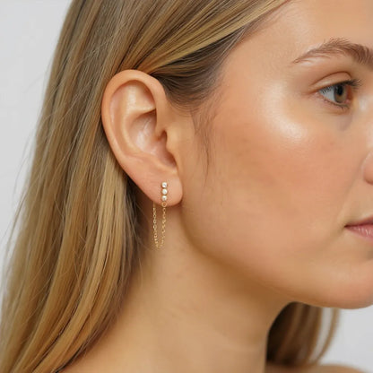 Asymmetric earrings Zara