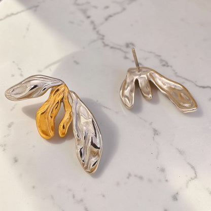Asymmetric Lilium Earrings