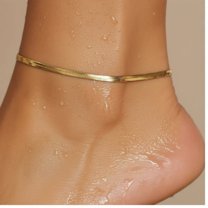 Гривна за глезен Рибена кост