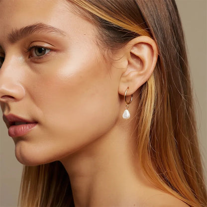 Earrings with freshwater pearls Morning Dew