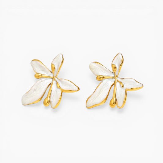 Earrings White Fairytale