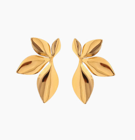Orchid earrings