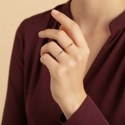 Mini Birthstone Ring