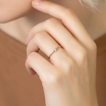 Mini Birthstone Ring