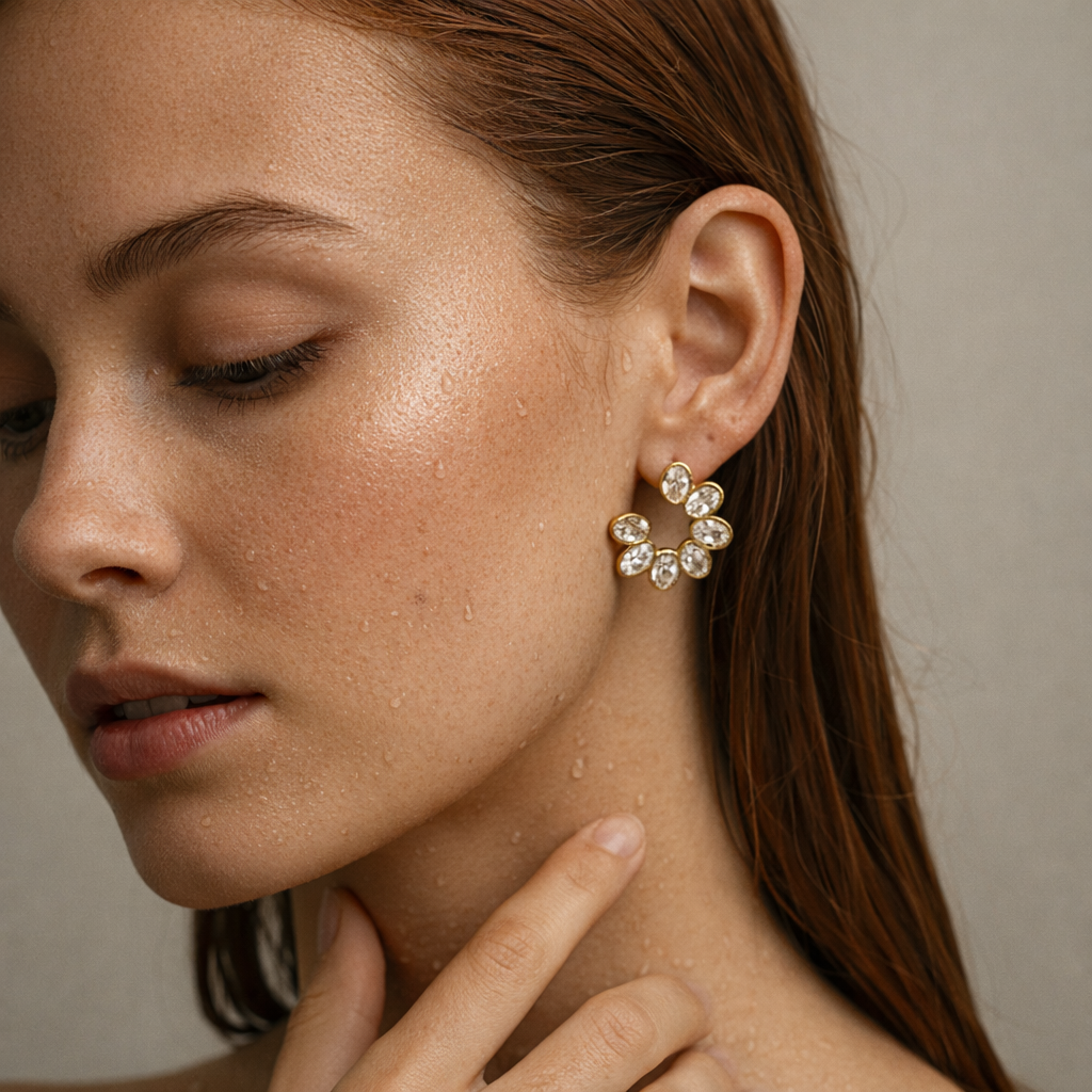 Обеци Флора